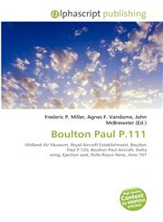 Boulton Paul P.111,6134332860,9786134332866