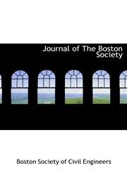 Journal  of The Boston  Society,1140104985,9781140104988