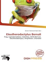 Eleutherodactylus Bernali,6139818966,9786139818969