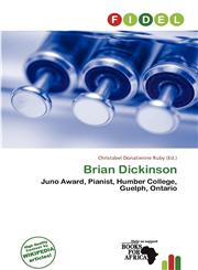 Brian Dickinson,6201974237,9786201974234