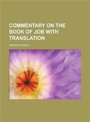 Commentary on the Book of Job With Translation,1458821498,9781458821492