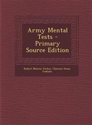 Army Mental Tests - Primary Source Edition,1293720003,9781293720004