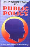 An Introduction to Public Policy,8174530649,9788174530646