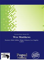 Wes Matthews,6139294460,9786139294466