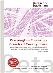 Washington Township, Crawford County, Iowa,6134463051,9786134463058