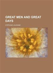 Great men and great days,1151474827,9781151474827