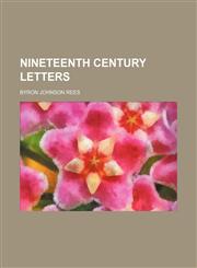Nineteenth Century Letters,1150465255,9781150465253