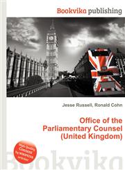 Office of the Parliamentary Counsel (United Kingdom),5512074873,9785512074879