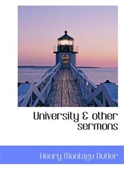 University & other sermons,1117168344,9781117168340