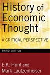 History of Economic Thought A Critcal Perspective 3rd Edition,0765625997,9780765625991