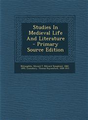 Studies In Medieval Life And Literature - Primary Source Edition,1295088320,9781295088324