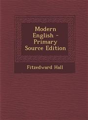 Modern English - Primary Source Edition,1294601105,9781294601104