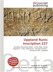 Uppland Runic Inscription 227,6136142082,9786136142081