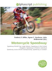 Motorcycle Speedway,6130007604,9786130007607