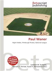 Paul Waner,6134428191,9786134428194