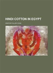 Hindi cotton in Egypt,1154537331,9781154537338