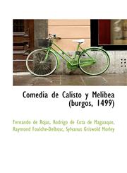 Comedia de Calisto y Melibea (burgos, 1499),1110188455,9781110188451