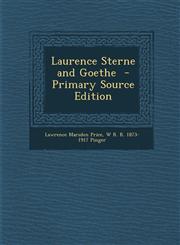 Laurence Sterne and Goethe - Primary Source Edition,1294350870,9781294350873