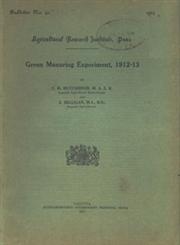 Green Manuring Experiment - 1912-13