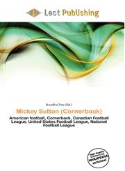 Mickey Sutton (Cornerback),6134964530,9786134964531