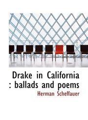 Drake in California ballads and poems,1117157849,9781117157849