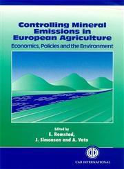 Controlling Mineral Emissions in European Agriculture,0851991823,9780851991825