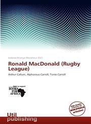 Ronald MacDonald (Rugby League),6139344573,9786139344574