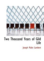 Two Thousand Years of Gild Life,111367363X,9781113673633