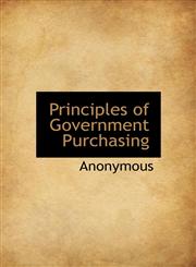 Principles of Government Purchasing,1116012758,9781116012750