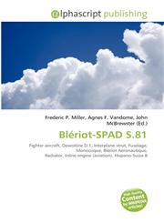 Blériot-SPAD S.81,6135568264,9786135568264