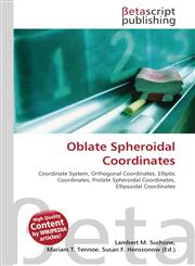 Oblate Spheroidal Coordinates,6130316585,9786130316587