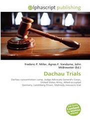 Dachau Trials,6134362522,9786134362528