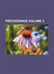 Proceedings Volume 3,1154135489,9781154135480