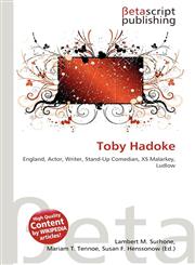 Toby Hadoke,6131217017,9786131217012