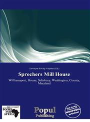 Sprechers Mill House,6138886771,9786138886778