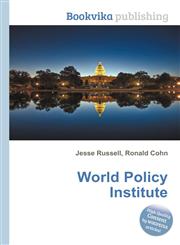 World Policy Institute,5512433091,9785512433096