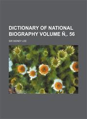 Dictionary of National Biography Volume N . 56,1152232037,9781152232037