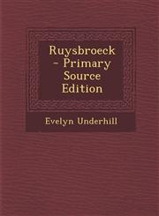 Ruysbroeck - Primary Source Edition,1289630283,9781289630287
