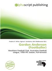 Gordon Anderson (Footballer),6200949379,9786200949370