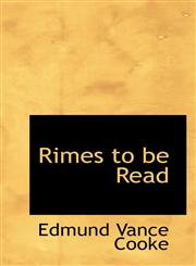 Rimes to be Read,1115400126,9781115400121