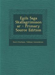 Egils Saga Skallagrímssonar - Primary Source Edition,1295739054,9781295739059