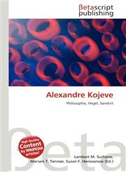 Alexandre Kojeve,6134691356,9786134691352