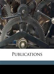 Publications Volume 15,1175792454,9781175792457