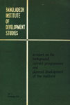 A Report on the Background, Current Programmes and Planned Development of the Institute September - 1975