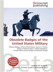 Obsolete Badges of the United States Military,6131027064,9786131027062