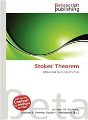 Stokes' Theorem,6131124833,9786131124839