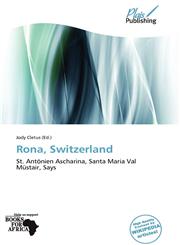 Rona, Switzerland,6139254531,9786139254538