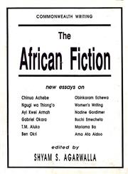 The African Fiction,8175510714,9788175510715