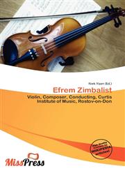 Efrem Zimbalist,6134999741,9786134999748