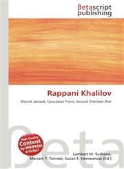 Rappani Khalilov,6134405477,9786134405478
